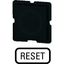 Button plate for push-button, Inscription: RESET, 25 x 25 thumbnail 5
