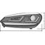 LEDriving XENARC Chrome headlights for VW Golf VI thumbnail 2
