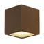 SITRA CUBE wall lamp, GX53, max. 2x9W, aluminium, rusty thumbnail 1