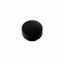 Button plate, raised black, blank thumbnail 1