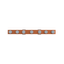 QR4HP2010 Horizontal PE busbar, 20 mm x 400 mm x 10 mm thumbnail 3