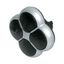 Position pushbutton, RMQ-Titan, Actuators non-flush, momentary, 4-fold, opposing pushbuttons not mechanically interlocked, Bezel: titanium thumbnail 2