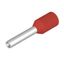 Wire-end ferrule, insulated, 10 mm, 8 mm, red thumbnail 3