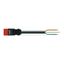 pre-assembled connecting cable;Eca;Plug/open-ended;red thumbnail 1