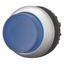 Illuminated pushbutton actuator, RMQ-Titan, Extended, momentary, Blue, Blank, Bezel: titanium thumbnail 4
