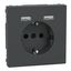 Merten - USB charger + schuko socket-outlet - 2.4A 16A - anthracite thumbnail 4