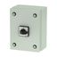 On-Off switch, P1, 40 A, 3 pole + N, surface mounting, with black thumb grip and front plate, in steel enclosure thumbnail 5