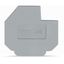 End plate for 630 V, cut-out dimensions L1 1.5 mm thick gray thumbnail 2