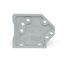 End plate 1.5 mm thick snap-fit type gray thumbnail 1
