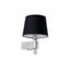 ROOM BLACK WALL LAMP E27 60W thumbnail 1