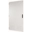 Section wide door, ventilated, left, HxW=2000x1000mm, IP42, grey thumbnail 1