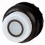 Illuminated pushbutton actuator, RMQ-Titan, Extended, maintained, White, inscribed 0, Bezel: black thumbnail 1