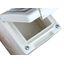 Outdoor surface mount box, IP55, transparent lid, 3M, white thumbnail 10