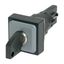 Key-operated actuator, 2 positions, black, maintained thumbnail 2