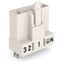 Plug for PCBs straight 5-pole white thumbnail 3