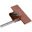Bimetallic saddle clamp St/tZn-Cu clamping range 0.7-8mm for Rd 6-10mm thumbnail 1