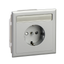 Thorsman - CYB-PS - socket outlet - single - 90° - alu metallic thumbnail 4
