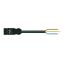 pre-assembled adapter cable;Socket/SCHUKO plug;3-pole;black thumbnail 1