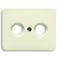 1743-22G CoverPlates (partly incl. Insert) carat® ivory thumbnail 1