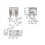 PCB terminal block 4 mm² Pin spacing 11.5 mm gray thumbnail 3