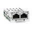 communication module Ethernet Powerlink, Altivar, 10/100Mbps, 2 x RJ45 connectors thumbnail 2