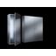 Free-standing enclosure system, 1200x2000x500 mm, Stainless Steel,mounting plate thumbnail 1