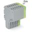 2-conductor female connector Push-in CAGE CLAMP® 1.5 mm² gray, green-y thumbnail 2