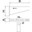 AW 80 21 FT Wall bracket with welded head plate B210mm thumbnail 2