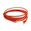 Patch cord RJ45 category 6A S/FTP shielded LSZH red 3 meters thumbnail 2