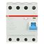 F204 A-63/0.03 110V Residual Current Circuit Breaker 4P A type 30 mA thumbnail 2