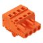 1-conductor female connector CAGE CLAMP® 2.5 mm² orange thumbnail 1