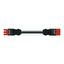 pre-assembled interconnecting cable Eca Socket/plug red thumbnail 1