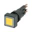 Illuminated pushbutton actuator, yellow, momentary, +filament lamp 24V thumbnail 3