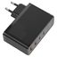 Wall Quick Charger GaN2 Pro 100W 2xUSB + 2xUSB-C QC4+ PD3.0 with USB-C Cable, Black thumbnail 3