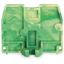 End plate with fixing flange M3 2.5 mm thick green-yellow thumbnail 2
