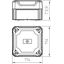 T 60 OE HD LGR Junction box, closed with raised cover 114x114x76 thumbnail 2