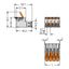 832-1204/334-000 1-conductor male connector; lever; Push-in CAGE CLAMP® thumbnail 7