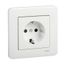 Exxact Primo complete single socket-outlet earthed screwless white thumbnail 2