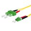 OpDAT patch cord SC-D APC/LC-D APC OS2, 5.0 m thumbnail 1