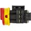 Main switch, P1, 32 A, flush mounting, 3 pole, 1 N/O, 1 N/C, Emergency switching off function, With red rotary handle and yellow locking ring, Lockabl thumbnail 38