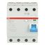 F204 A S-100/0.1 Residual Current Circuit Breaker 4P A type 100 mA thumbnail 3