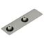 Mounting Kit for D41L, 1 x Aluminium protective plate, 2x Aluminium th thumbnail 2