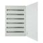 Complete surface-mounted flat distribution board, white, 33 SU per row, 6 rows, type C thumbnail 4