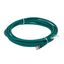 Patch cord RJ45 category 6A S/FTP shielded LSZH green 3 meters thumbnail 2