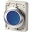 Illuminated pushbutton actuator, RMQ-Titan, flat, maintained, Blue, blank, Front ring stainless steel thumbnail 2