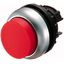 Pushbutton, RMQ-Titan, Extended, maintained, red, Blank, Bezel: titanium thumbnail 1