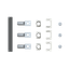 KIT R- REAR TERMINALS - XT6 3pcs thumbnail 7