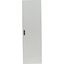 Metal door, for HxW=1760x600mm, Clip-down handle, white thumbnail 2