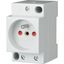 Schuko socket, 10/16A, 250V AC, with integrated increased protection against accidental contact thumbnail 4