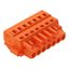 1-conductor female connector CAGE CLAMP® 2.5 mm² orange thumbnail 1